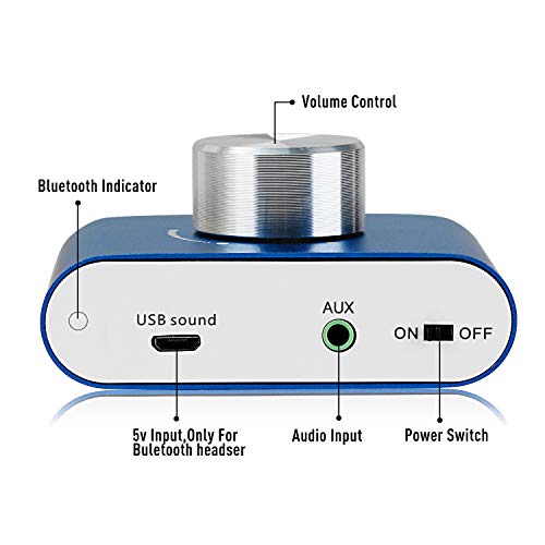 Facmogu SKU17021 F900S 160W Mini Bluetooth 5.0 Power Amplifier, 2 Channel 80Wx2 Stereo Hi-Fi Digital Amp, Portable Wireless Audio Receiver Sound Speaker Amplifer thumb #1