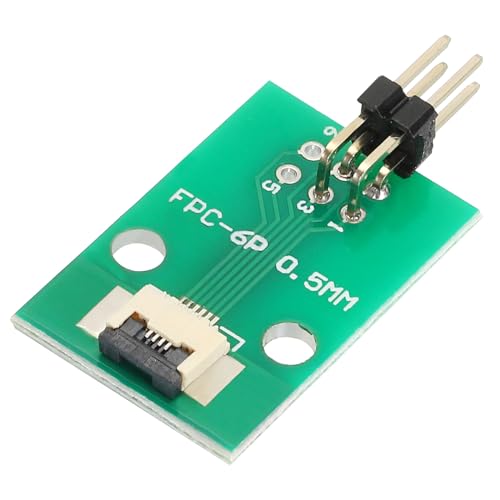 QUARKZMAN Placa Convertidora de PCB de Conector FFC FPC de 4 Pines de 0.5mm 2.54mm A 1.0mm 2.54mm para DVD/Cámaras Digitales/Portátiles