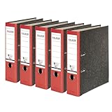 Colore: rosso, confezione da 5 pezzi, formato: per DIN A4