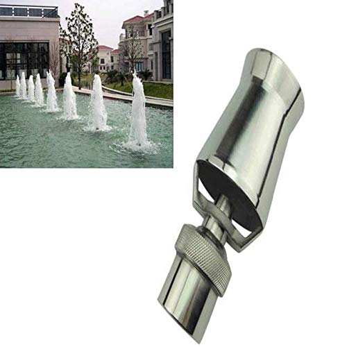 ANMSALES 1'' SS Adjustable Ice Tower Fountain Nozzle/Cascade Jets for Garden Showroom Pond Etc.-image-12