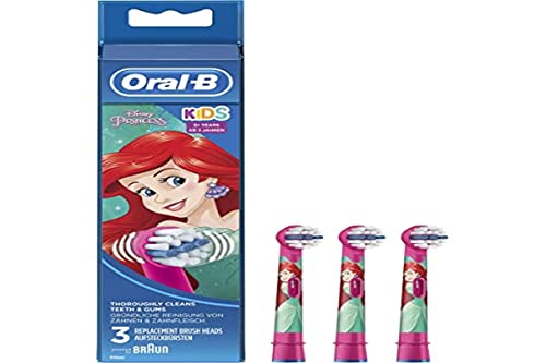 Oral-B Kids - Cabezales de Recambios, Apto para Niños Mayores de 3 Años, 1 Pack de 3 unidades, Modelos surtidos, Multicolor (EB Stages Power 3er)