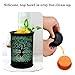 ASAWASA Metal Wax Warmer for Scented Wax,Electirc Wax Melt Warmer Candle Burner with 7 Colorful Changing Lights & 1 Silicone Dishes for Office Home Decor(Colorful Banyan)