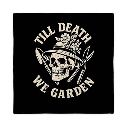 CafePress Dead Serious About Plants Queen Duvet Cover, Printed Comforter Cover, Unique Bedding