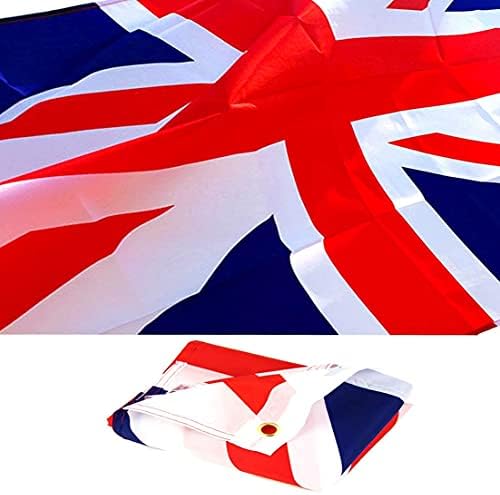 DSL 5'x3' Union Jack Great British United Kingdom Sport UK Team Flag Eyelets - Double Stitched