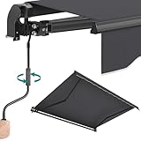 toldo brazo extensible precio Fácil de usar: La práctica manivela permite abrir y cerrar el toldo sin esfuerzo. Con unas pocas vueltas podrás disfrutar de una agradable zona de sombra