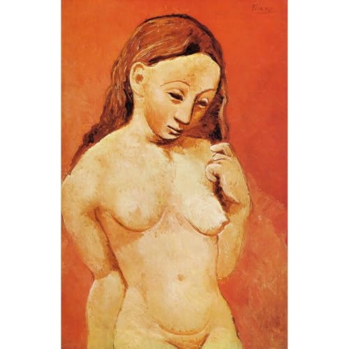 Impression giclée Nude sur un fond rouge 1906 grand format 76x101