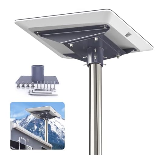 Montagem Starlink XLTTYWL, Adaptador de Tubo Plano de Alto Desempenho para Starlink - Kit de Montagem Premium para Kit de Satélite de Internet Starlink, Montagem Starlink,