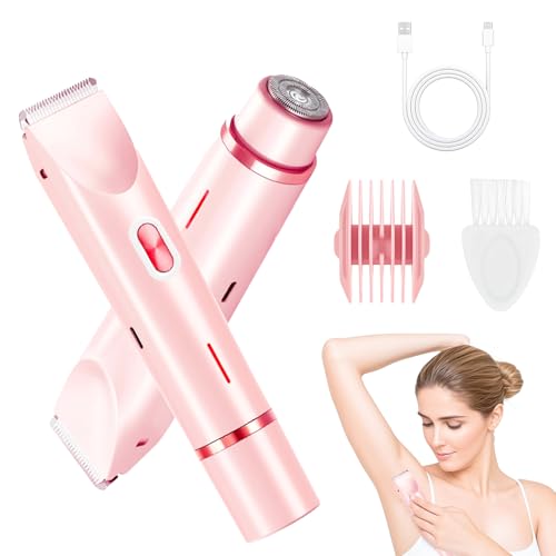 Bikini Trimmer for Women, 2 in 1 Electric Razors for ...