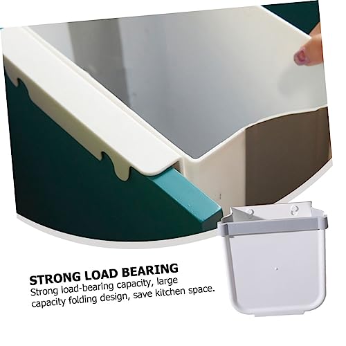 Caneca de basura plegable blanca para pared MAGICLULU miniatura 4