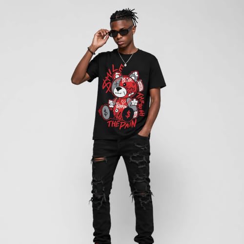 Image of DopeSkill Graphic Tee Streetwear Hip Hop Hypebeast Street Style Unisex T-Shirt Sneaker Colour Matching Shirts Cute Graphic