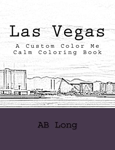 Las Vegas: A Custom Color Me Calm Coloring Book