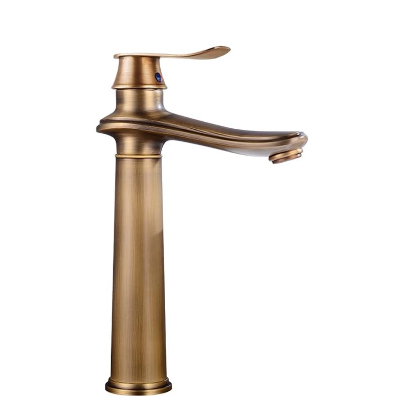 Robinet antique en cuivre pour lavabos de comptoir modernes