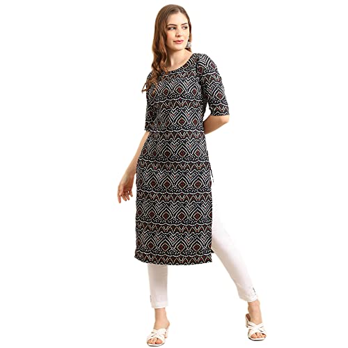 Image of Pinkmint Women's Crepe Regular Kurta