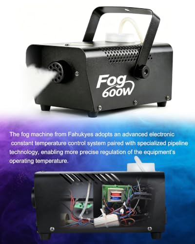 Máquina de humo con control remoto 600W para fiestas miniatura 4