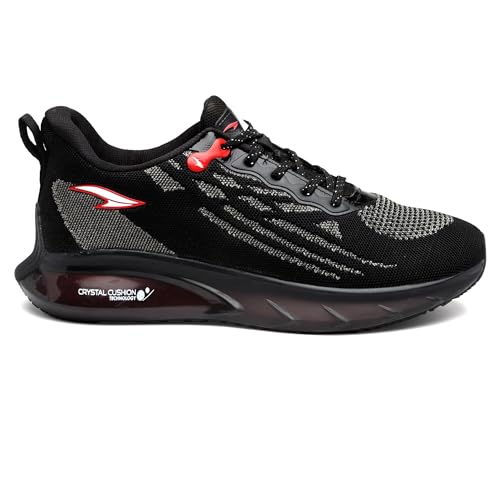 Image of ASIAN Men POWERPLAY-06 Running and Casual wear Running Shoes with Laces, Lightweight and Comfortable Shoes with Upper mesh Fabric and Crystal Cushion Technology for Men & Boys