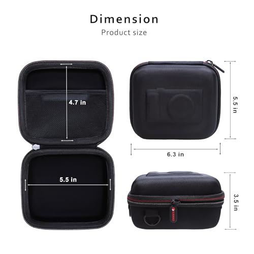 Maleta rígida para cámaras Sony y Fujifilm color negro miniatura 5