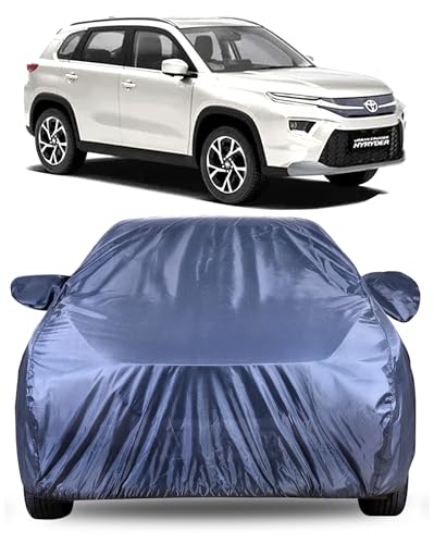 Image of Autofact Premium Car Cover for Hyryder | All Weather Water-Resistant Full Body Car Cover | Light-Weight Triple-Stitched Outdoor Shield with UV Protection, Dustproof & Heat-Resistant