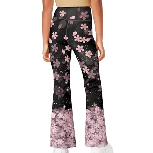 Girls Flare Leggings Butt Lift Wide Leg Pants Kids Clothes4