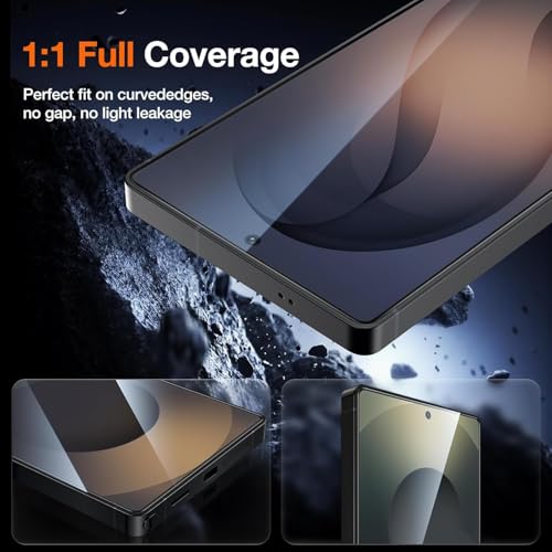 Image of OpenTech Military-Grade Gorilla Tempered Glass for Samsung Galaxy S26 with Fingerprint Unlock, Edge to Edge Coverage - Case Friendly, Anti-scratch and Bubble free installation kit