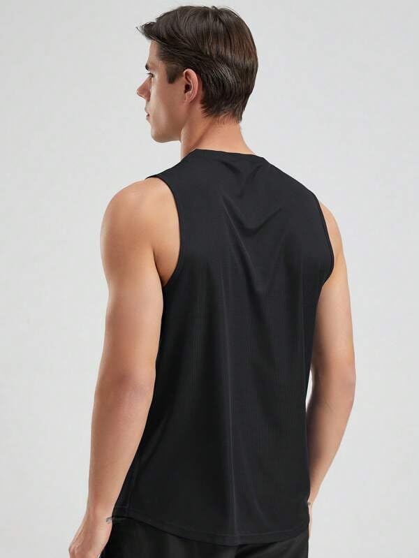Image of FN3 Cotton Blend Printed and Solid Vest for Men || Men's Printed Tank Top Regular fit