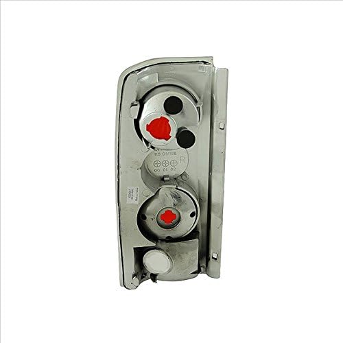 Chrome Euro Tail Lights Assembly Set For Chevy Astro : GMC Safari - (Pair) Driver Left and Passenger Right Side Replacement