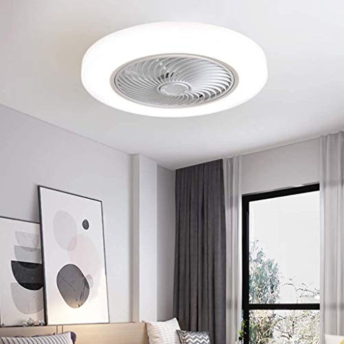 Ventilador de techo con luz LED para dormitorio e salone con telecomando 3