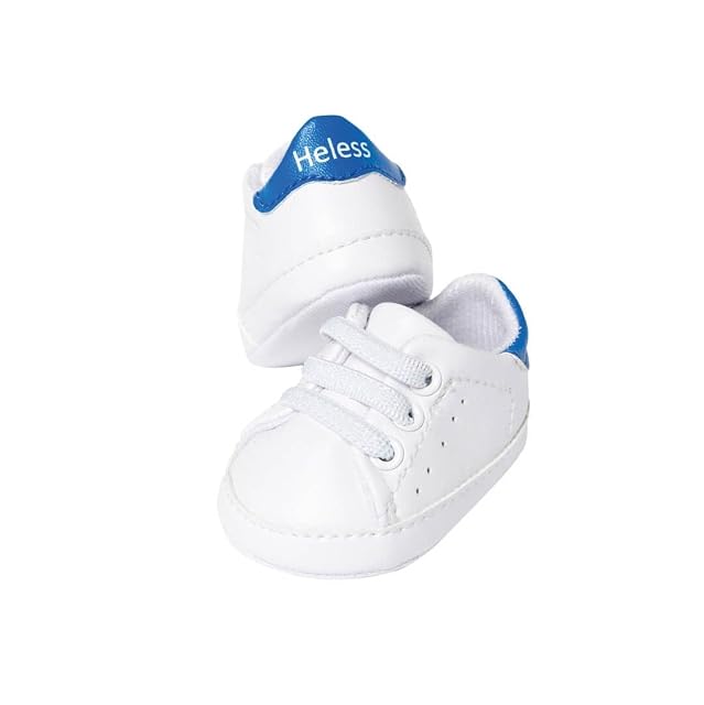 Heless 1451 - Zapatilla de deporte para muñecas, en blanco, tamaño 30