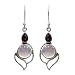 Produktbild UINGKID Damen Ohrringe Mode Ohrstecker Vintage Mondstein natürlichen Edelstein Ausschnitt Topaz Ohrbügel (1-D)