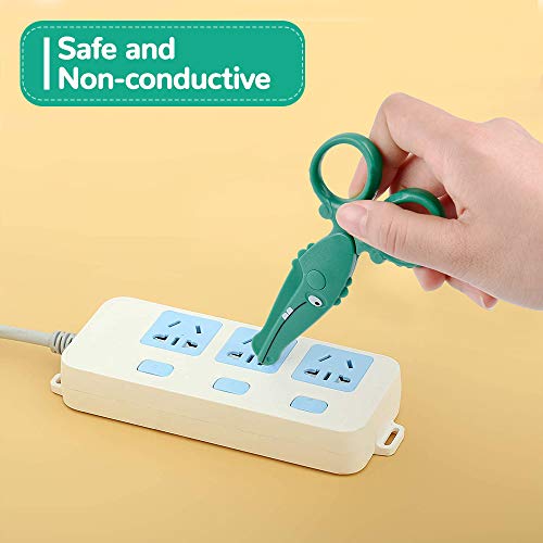 Sopito 3Pcs Children Safety Scissors Toddler Craft Scissors Preschool Training For Kids Cutting Paper #TOP5