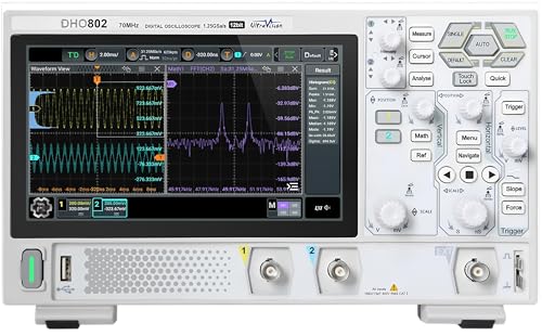 Oscilloscope tactile 70 MHz pour votre laboratoire d'électronique DHO802