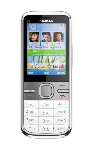 Nokia C5-00 Smartphone GSM/GPRS/EDGE Bluetooth GPS Blanc