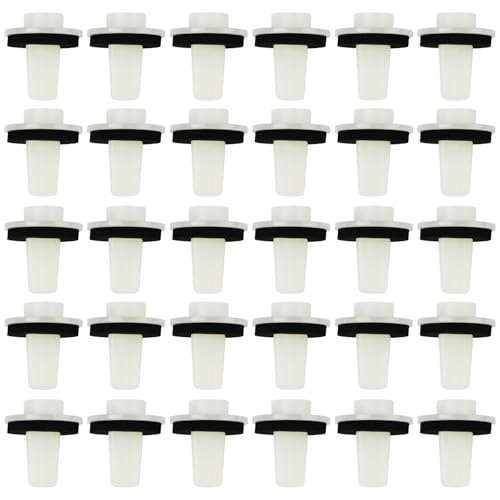 VGOL 30 pcs Clips de Garniture de Pare Chocs Arrière Voiture Compatible avec 638465V000 Compatible avec Nissan Juke Qashqai Micra Note