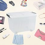 30 L Ultra Latching Box, Clear Plastic Storage Bins with Lids - Image 7