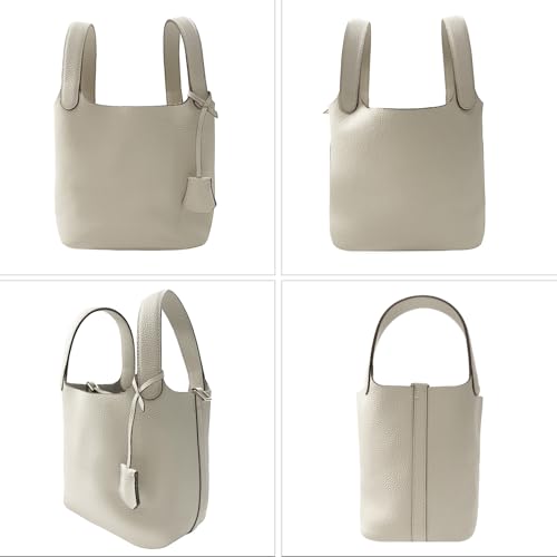Leather Handbags Purses Stylish Leather Bucket Handbags Women Genuine Leather Handbags Versatile Shoulder Handbag2