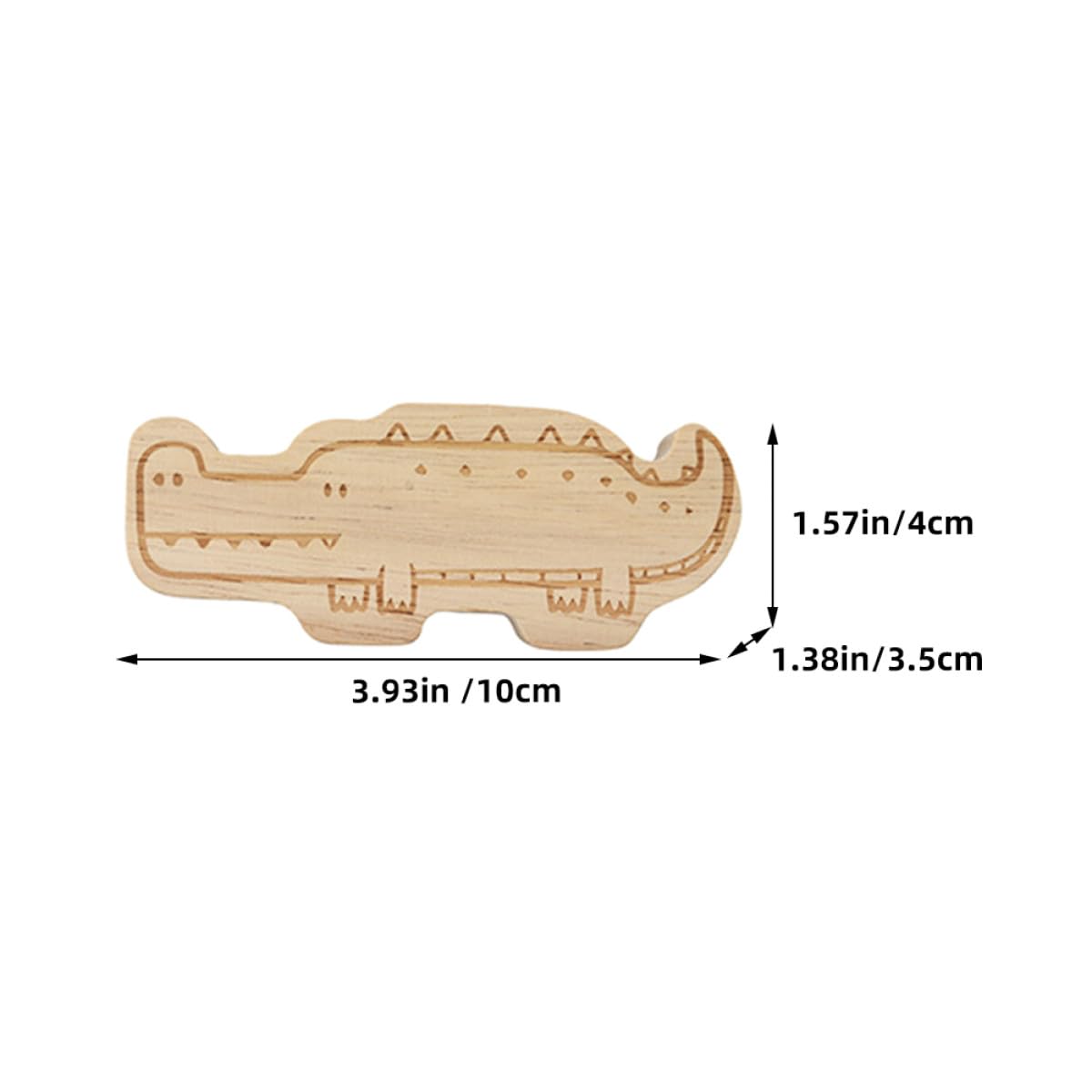 Ganchos Adhesivos para Pared de Madera Diseño de Dinosaurio, 4 Piezas, para Colgar Sombreros y Llaves en Habitación Infantil, Perchero sin Perforaciones, Decoración Adhesiva Hogar