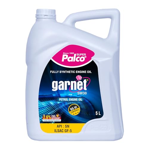 Image of PALCO Garnet 5W30 Engine Oil for Cars 5 Ltr | Fully Synthetic Engine Oil