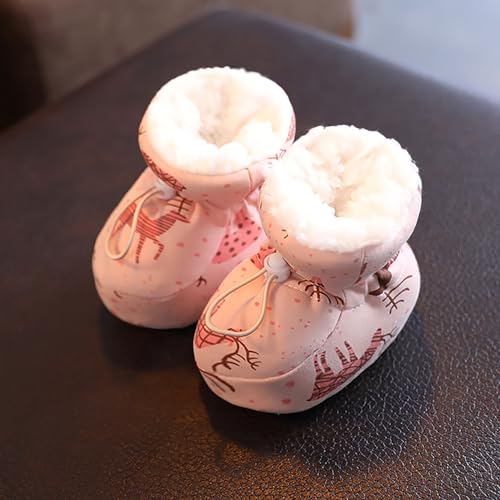 Winter Snow Anti-Slip Soft Sole Warm Sock, 2023 New Warm Cozy Fleece Baby Booties,Warm Fur Baby Boots Shoes3