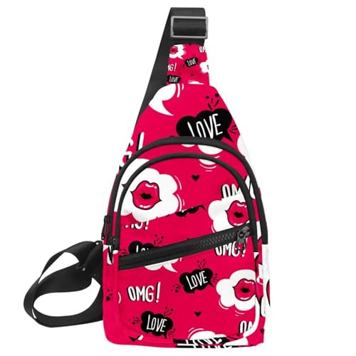 Sac de poitrine femme zèbre imperméable pour le quotidien