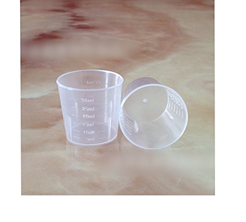 Distinct 5pcs 30ml líquido líquido de medición de Las Tazas de Cocina Herramienta de medición de Medicina de Cocina