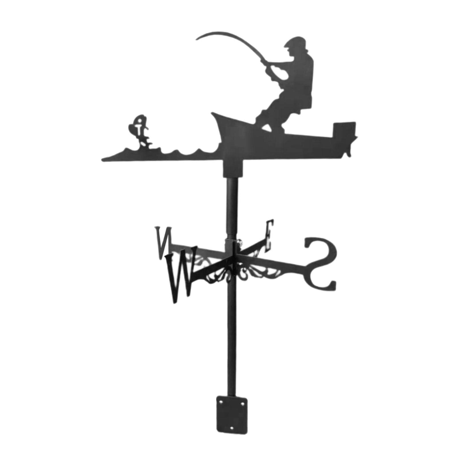 Wind Vane Wind Direction Indicator Farm Yard Decorations Angler