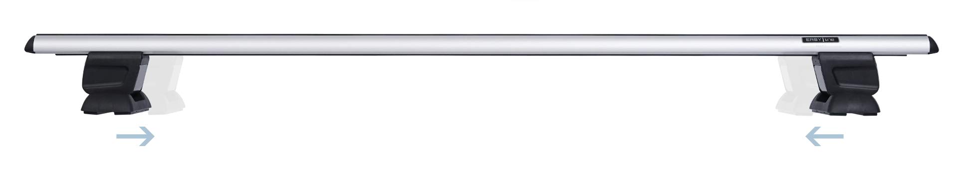 Barre portatutto portapacchi easy line expert 135 cm compatibile con Citroen Berlingo III VAN 2019- con punti fissi di serie, serratura, 90 kg