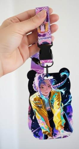 Kpo p Rumi avec Porte-Badge carte Rigide – Tour de Cou Zoey Mira | Porte-Cartes Anime, Gaming, ID ou Pass Transport | Accessoire Geek, Cosplay & Cadeau Otaku – vue 2