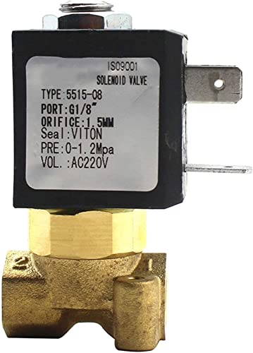 Électrovanne piston laiton G1/8 résout les fuites eau chaude 20bar