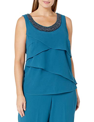 Le Bos womens Embellished Neckline Pant Set3