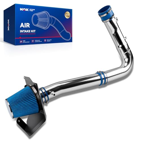 KAX Cold Air Intake Kit Compatible with 2011-2016 Dodge Charger 3.6L, 2012-2016 Dodge Challenger 3.6L, Blue, Cold Air Intake With Heat Shield