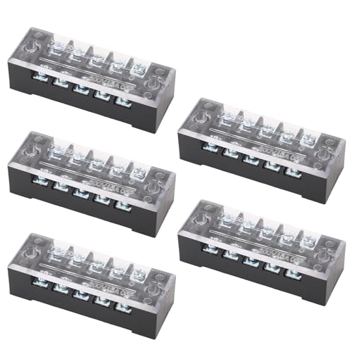 Bloc de distribution d'énergie 600V 15A à vis pour circuit