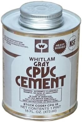 Quart CPVC Gray Heavy Bodied Cement (1 Cement)