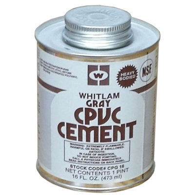Quart CPVC Gray Heavy Bodied Cement (1 Cement) miniatura 1