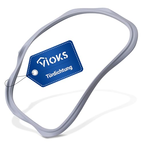 VIOKS Türdichtung Gummi Ersatz für Bosch 00637515 637515 Dichtung Gummidichtung Grau Dichtungsgummi für Türen Trockner Wärmepumpentrockner Wäschetrockner Avantixx iQ300 iQ500 iQ700 iSensoric Maxx