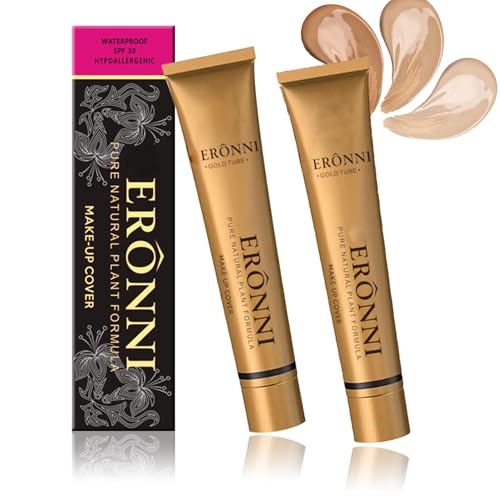 High Coverage Tattoo Cover up Makeup for Body and Face 2PCS Natural Skin Color Body Concealers for Bruises Oily Skin Tattoo,Mini Concealer for Acne and Under Eye Bags,Sweat-Proof Longlasting (213)